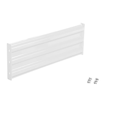 Vestil Bolt-On Style Guard Rail 4 Ft White GR-F3R-BO-4-WT